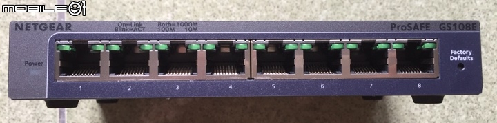 [開箱] Netgear GS108Ev3 ProSAFE® Plus 8-Port Gigabit Switch