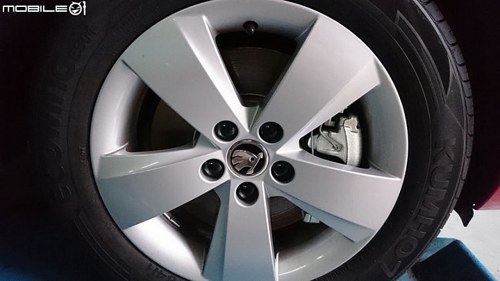 終於等到我看車。Fabia 鬥牛紅