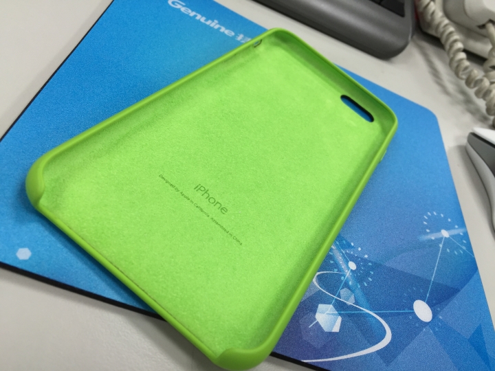 APPLE官網IPHONE6 Plus 5.5" 矽膠保護殼(綠) 【開箱】