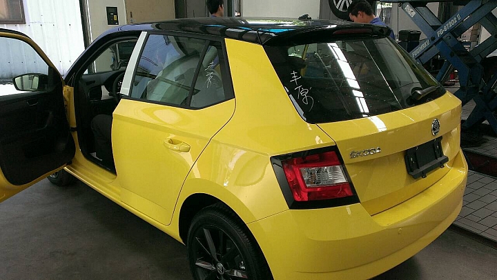 New Fabia 萊姆黃黑(雙色)