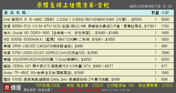幫鑑定22K電腦