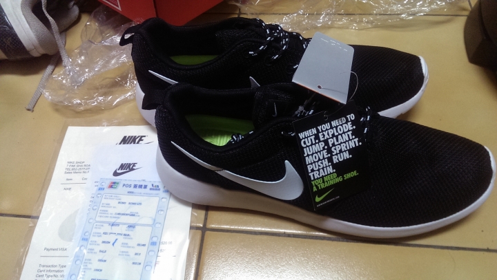 nike roshe run真假辨識