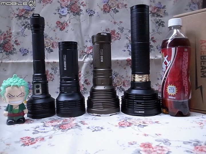 遠射新參者 ACEBEAM K60 & X60M & K40M & T25