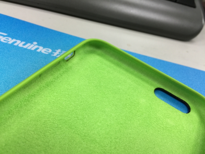 APPLE官網IPHONE6 Plus 5.5" 矽膠保護殼(綠) 【開箱】