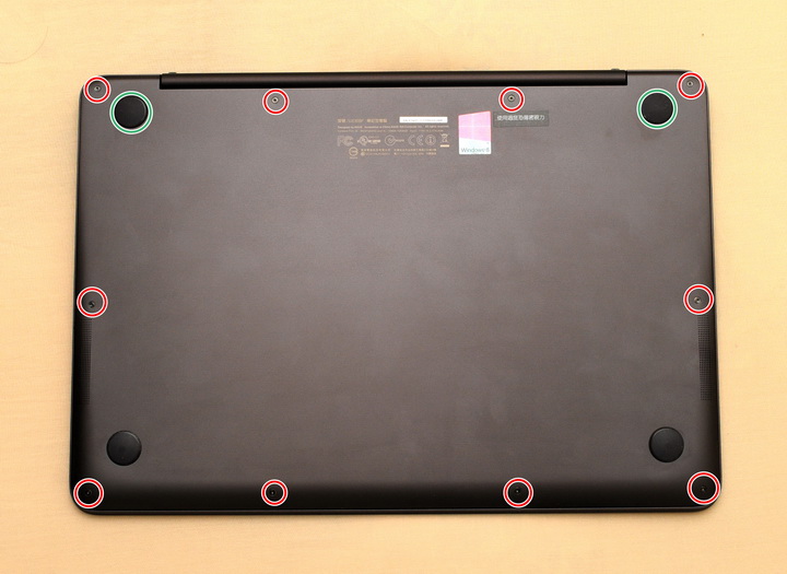 華碩UX305 升級（更換）SSD 教學