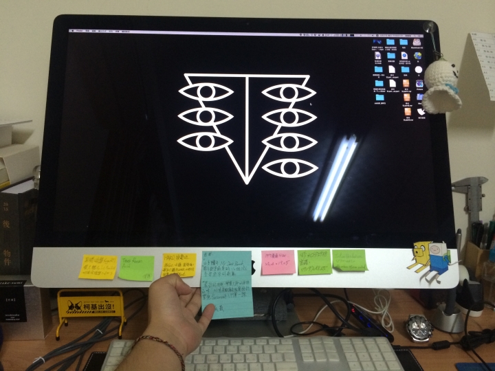 iMac 27吋電腦支撐架斷掉！！！！！