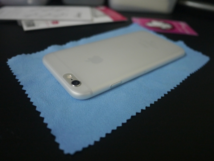 【開箱分享】Ozaki O!coat 0.3 Jelly iPhone6 4.7 霧透白