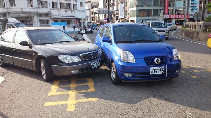 想請教關於圓環車禍的責任分配