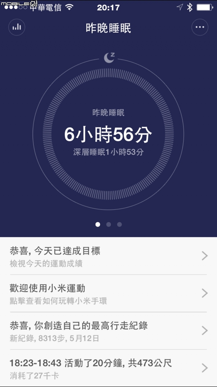 iOS上的小米手環與misfit使用比較
