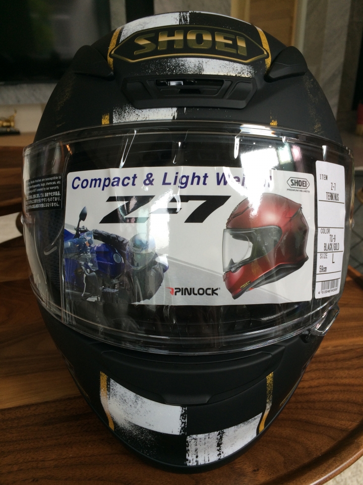 Shoei Z7 Terminus 塗裝 開箱