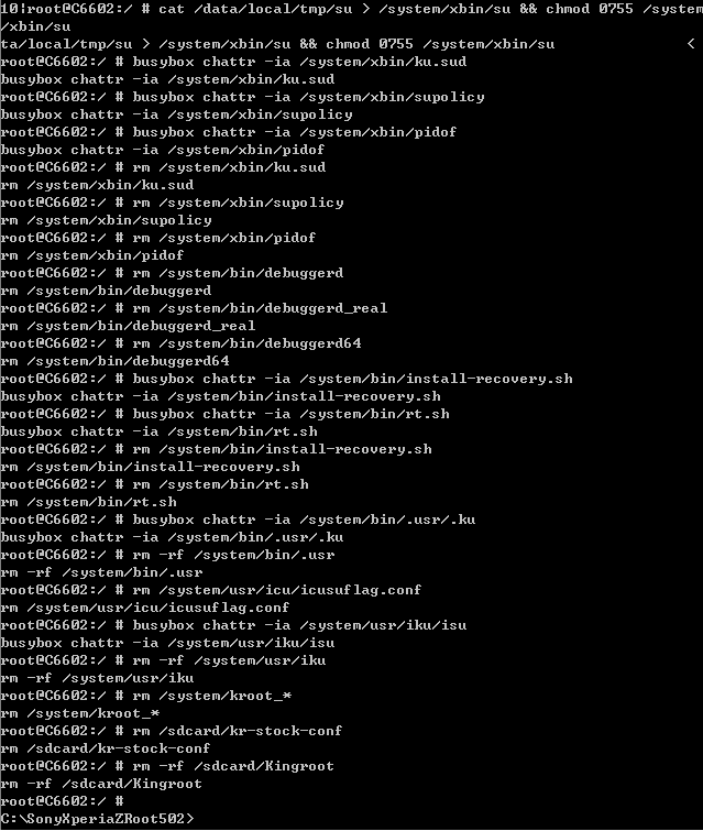 Xperia Z/ZL/ZR/Tablet Z 10.6.A.0.454 免解鎖ROOT(手動作業版)