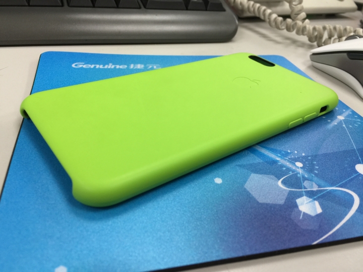 APPLE官網IPHONE6 Plus 5.5" 矽膠保護殼(綠) 【開箱】