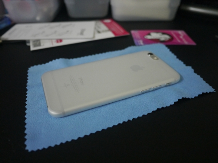 【開箱分享】Ozaki O!coat 0.3 Jelly iPhone6 4.7 霧透白