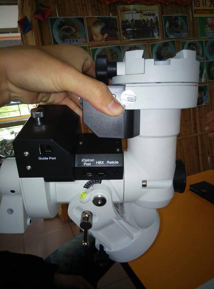 [開箱]iOptron Zeq25GT赤道儀開光