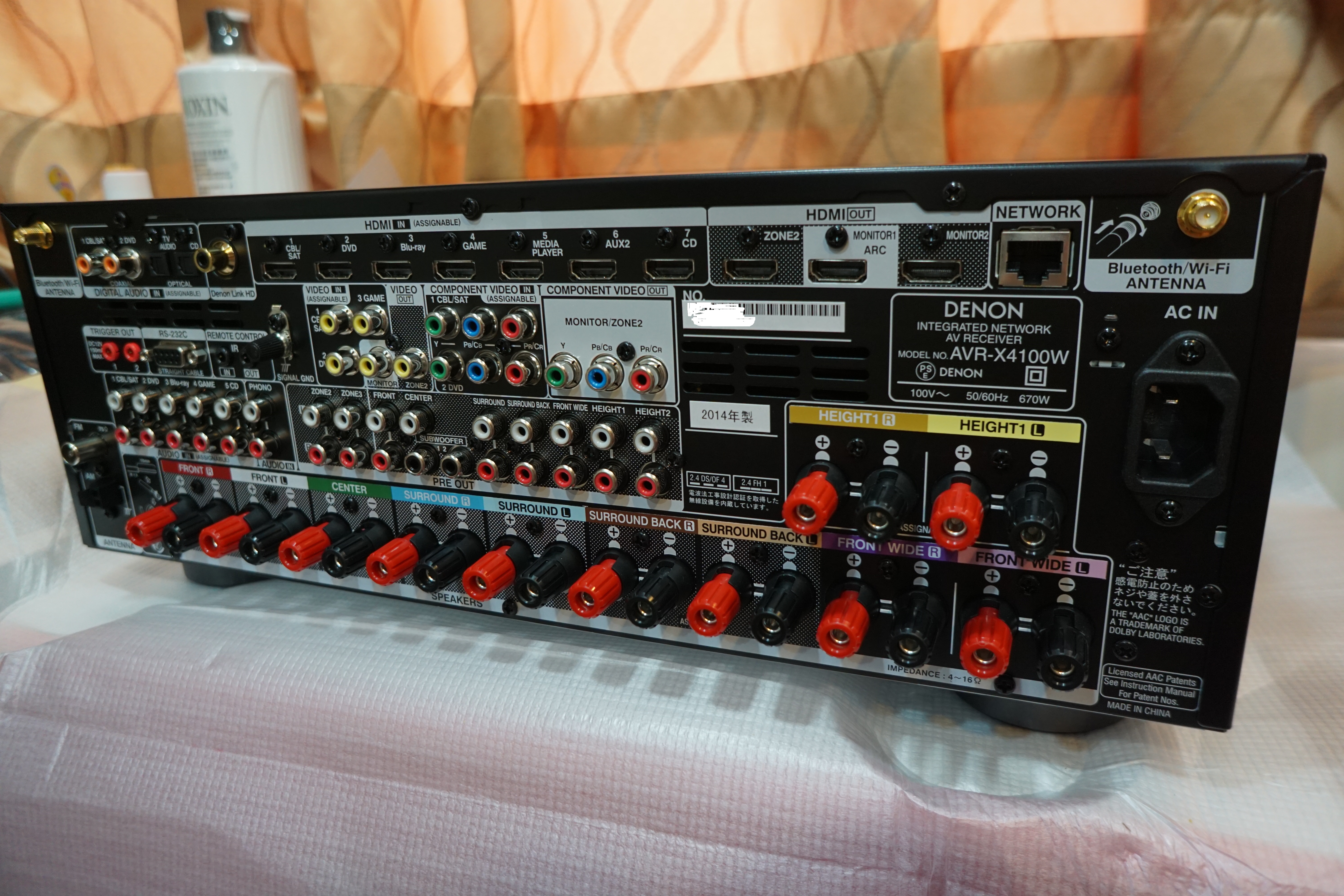 DENON X4100W 日規 開箱!!!