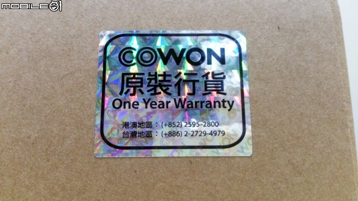 [開箱]Cowon AW2 小巧，前鏡+後鏡個別1080P!...
