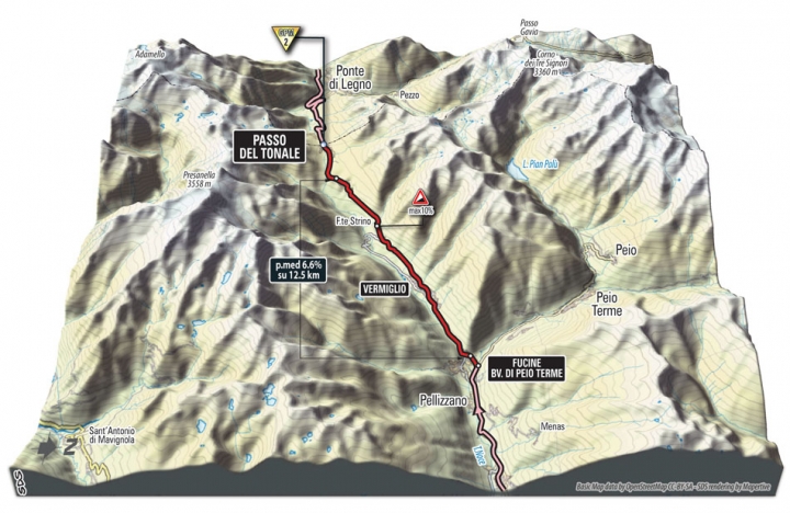 2015 環義大賽 第十六站, PINZOLO →APRICA 174 KM ( High Mountain)