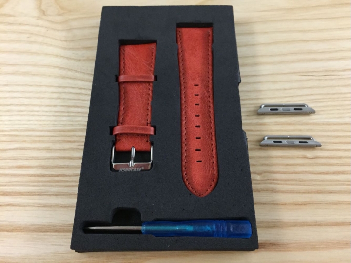 apple watch副廠皮革錶帶開箱
