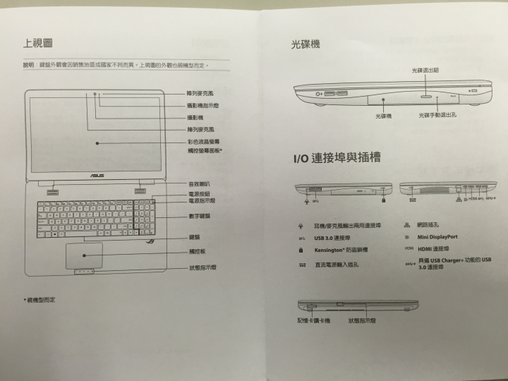 ASUS電競系列筆電17.3吋 G771JW 開箱分享