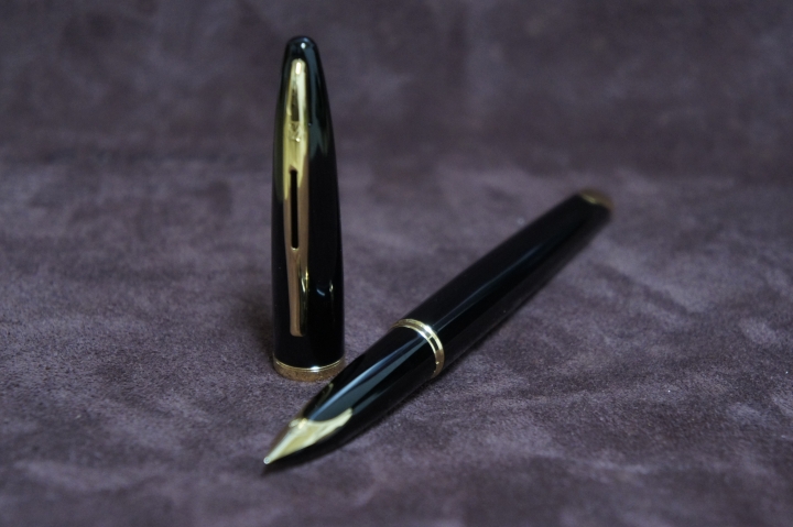 [雙開箱]美麗的金藍色海洋-Waterman Carène││鋼筆的保護傘-Pilot x SOMES筆套