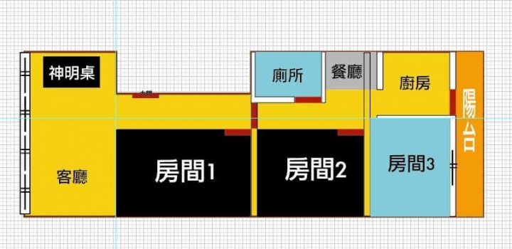 板橋老公寓二樓裝潢 (不含後陽台約二十五坪)