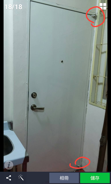 求解 這樣的後陽台門有辦法補強嗎