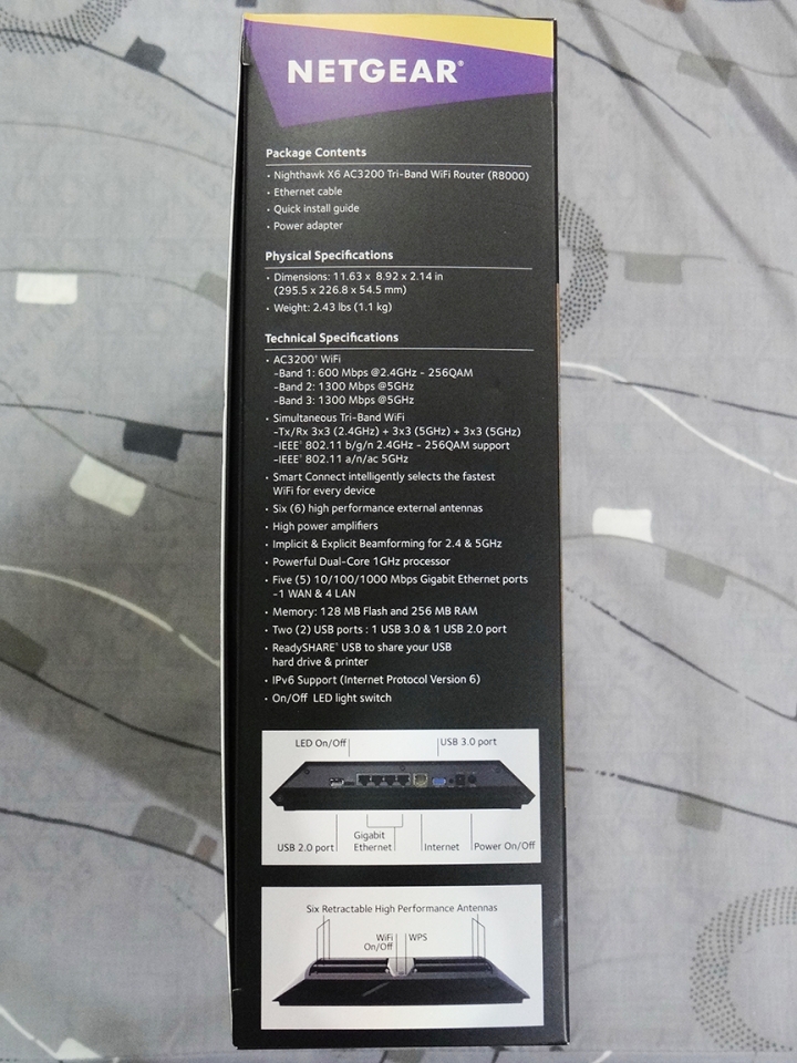 [music] NETGEAR Nighthawk X6 R8000 開箱
