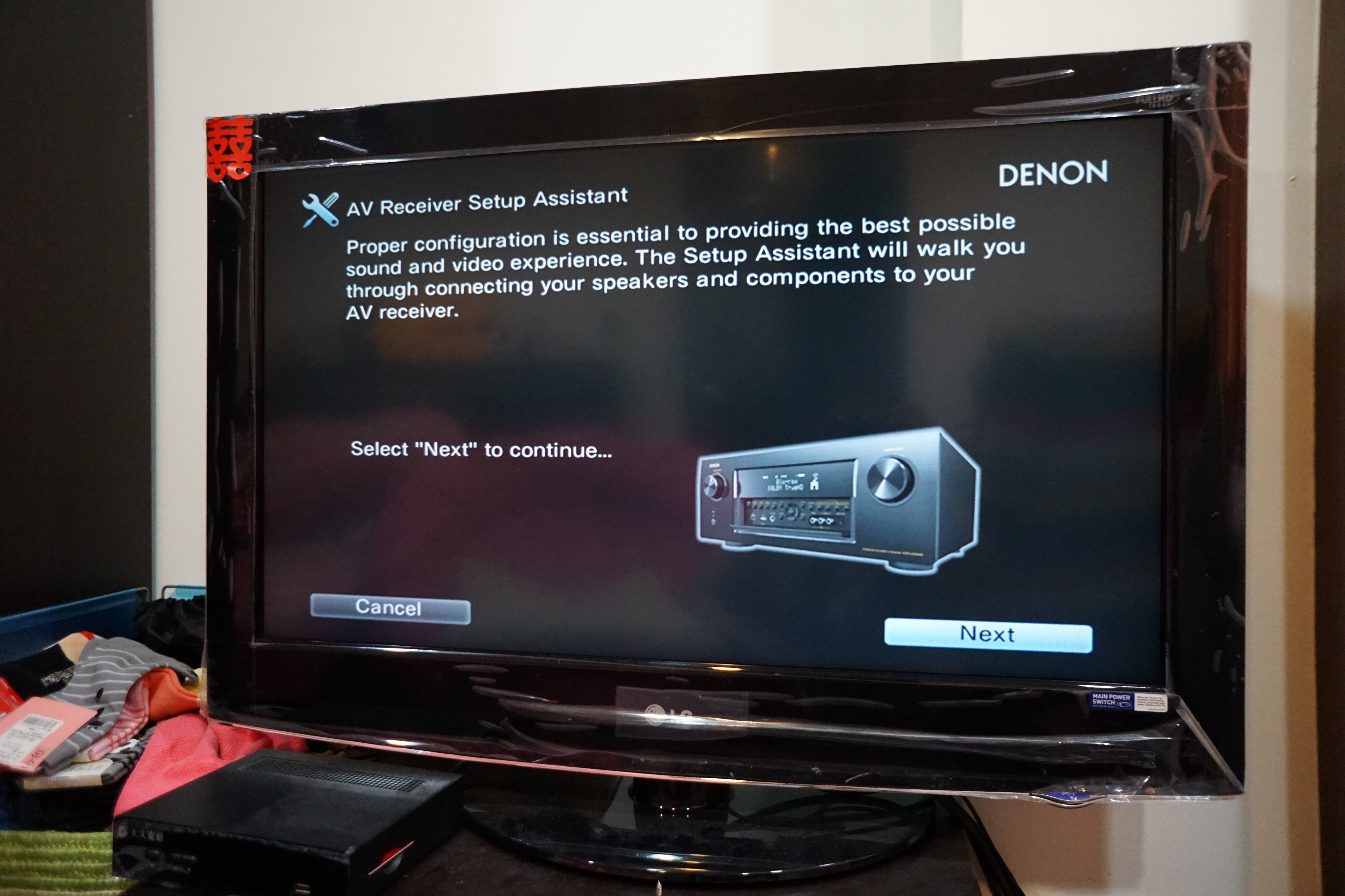 DENON X4100W 日規 開箱!!!