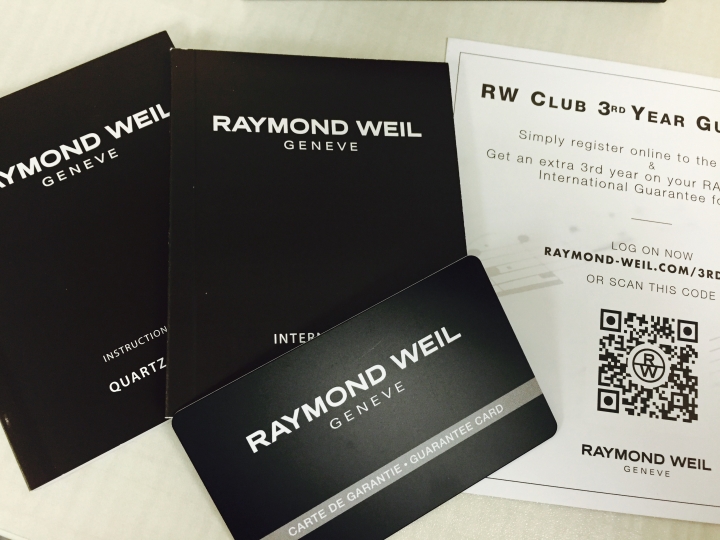 [開箱]上集：Raymond Weil雷蒙威