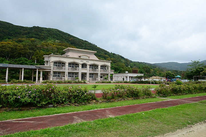 高士國小野牡丹花盛開，歡迎您住宿，一早醒來展開美麗的一天。