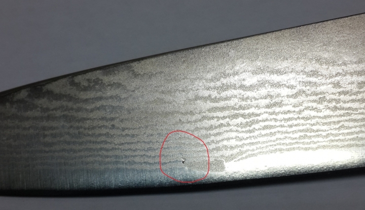 請問新廚刀的拋光品質標準?