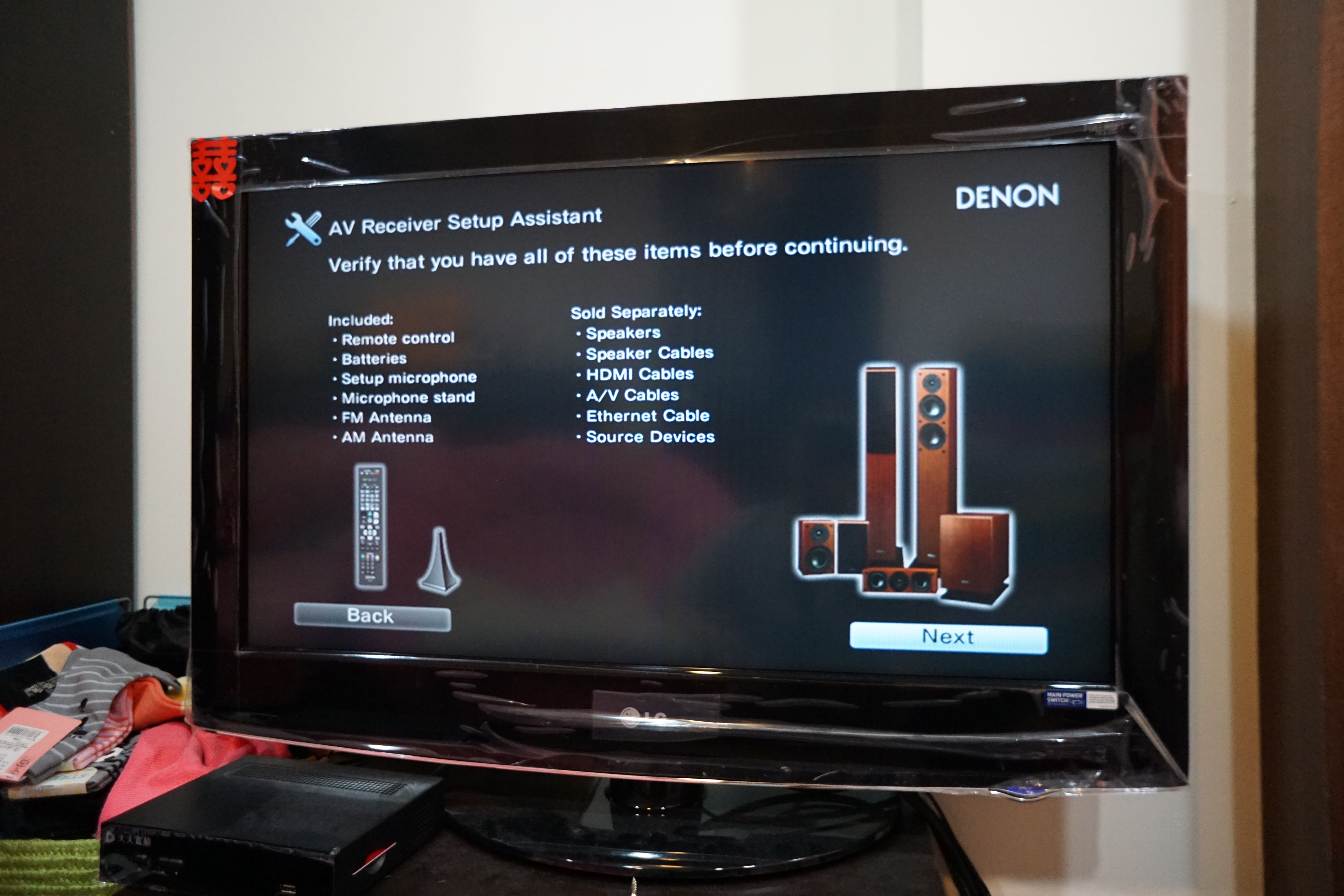DENON X4100W 日規 開箱!!!