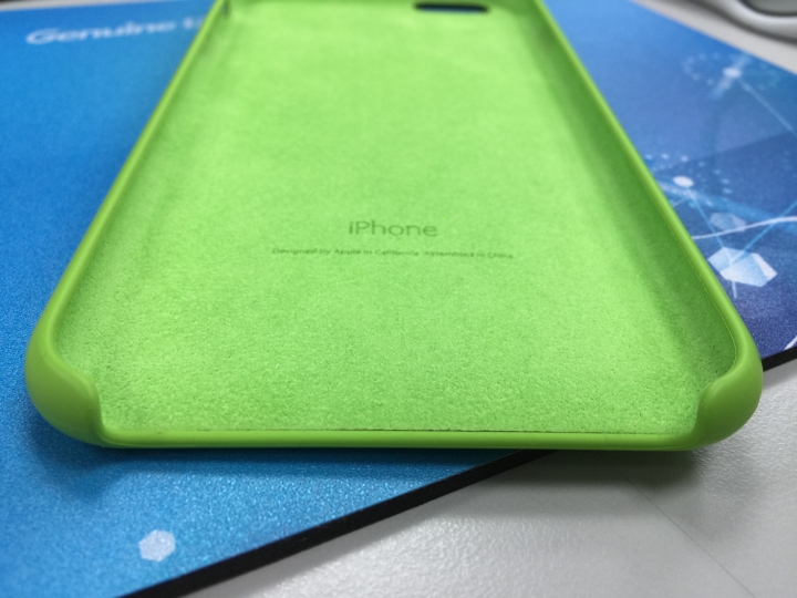 APPLE官網IPHONE6 Plus 5.5" 矽膠保護殼(綠) 【開箱】