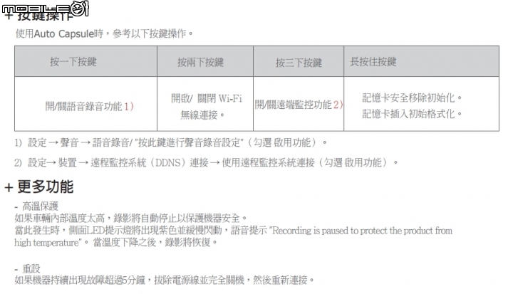 [開箱]Cowon AW2 小巧，前鏡+後鏡個別1080P!...