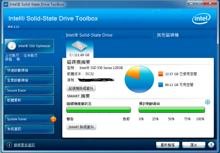 [開箱測試]親民的價格也有超強的效能 Intel 530 120GB