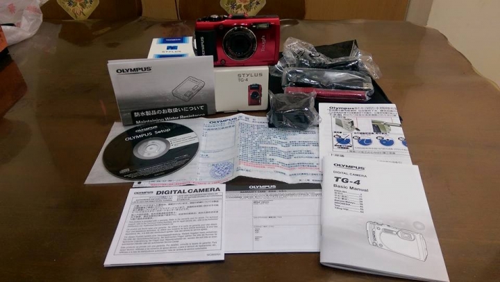 [開箱] 人生第一台數位相機 Olympus TG-4 入手!!!