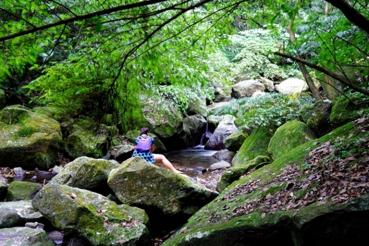 ▌新北石門‧旅遊景點 ▌台北近郊的熱門消暑勝地【青山瀑布】