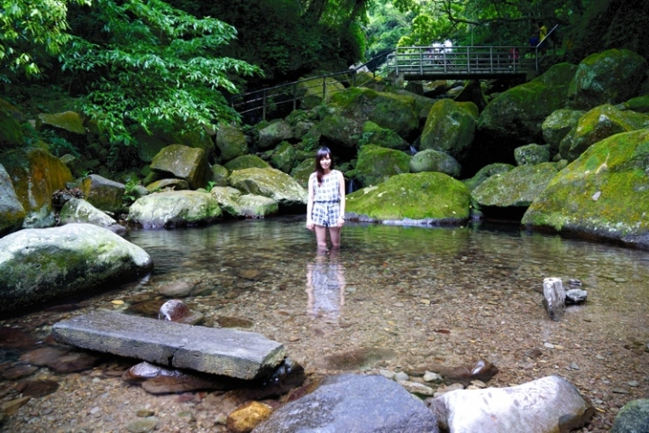 ▌新北石門‧旅遊景點 ▌台北近郊的熱門消暑勝地【青山瀑布】