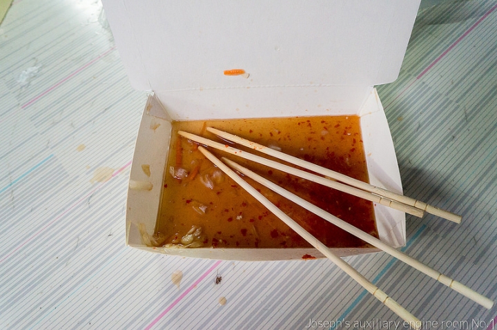 [新北中和]嘉義阿松脆皮臭豆腐 泡菜超有份量的