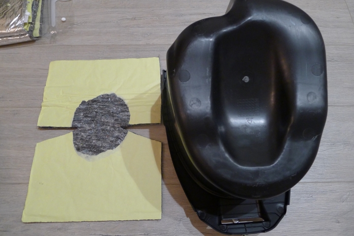 vespa primavera 車廂 鋁箔隔熱棉 加工