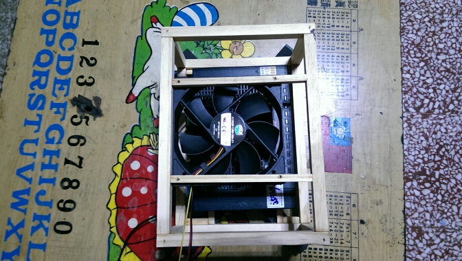 自製小烏龜散熱架