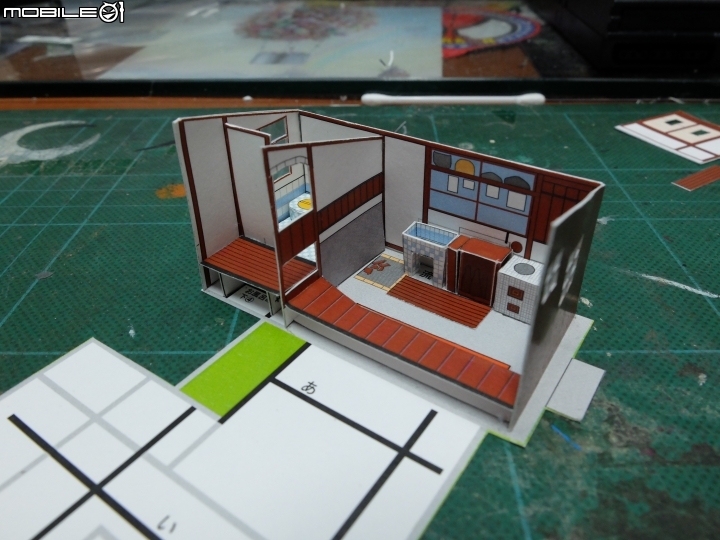 [作品分享](草壁家) 龍貓裡小梅的家,紙模型製作