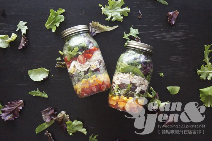 [ COOKING ] 彩虹罐裝沙拉，帶得走的健康輕食 ♥♥♥
