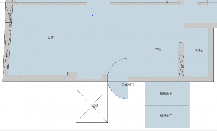 雙玄關門,內外門方向請益