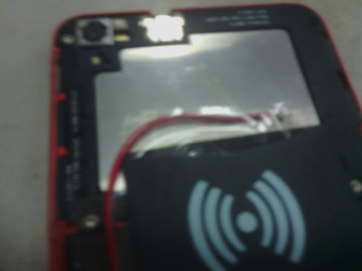 HTC  816  手機改裝無線充電