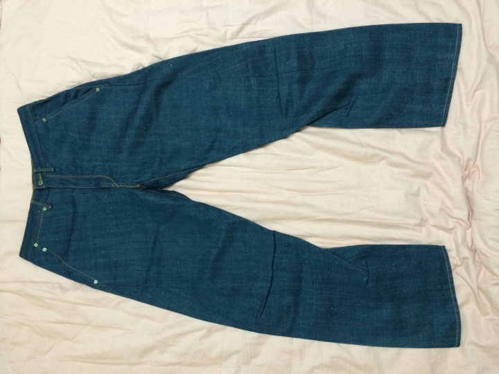 全新絕版古董褲levis red系列 1st 開箱(請問3D褲型如何改短）