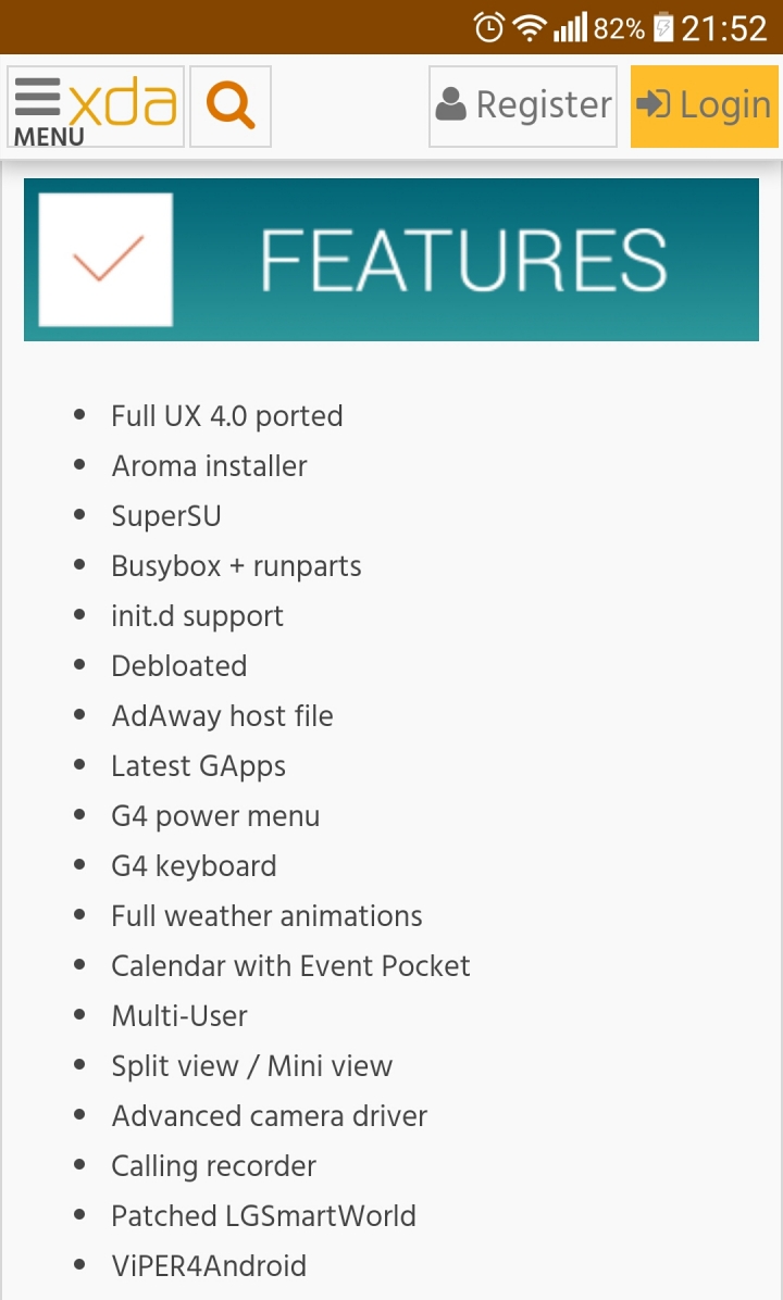 UX4.0 移植LG G2