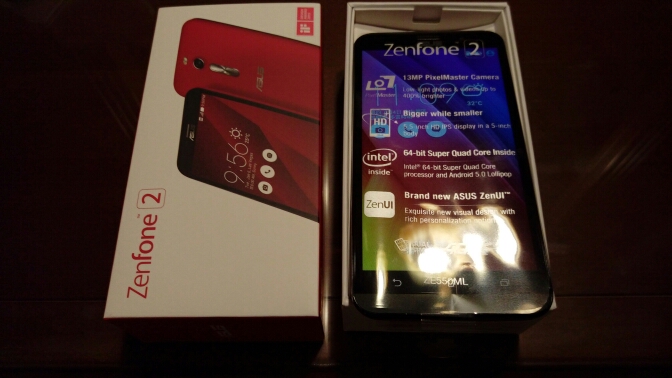 zenfone 2  5.5高c/p值簡單小開箱