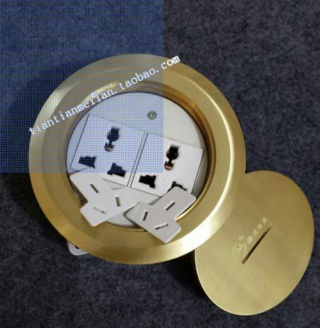 請問台灣有這種OA用的 圓形插座 線盒嗎?