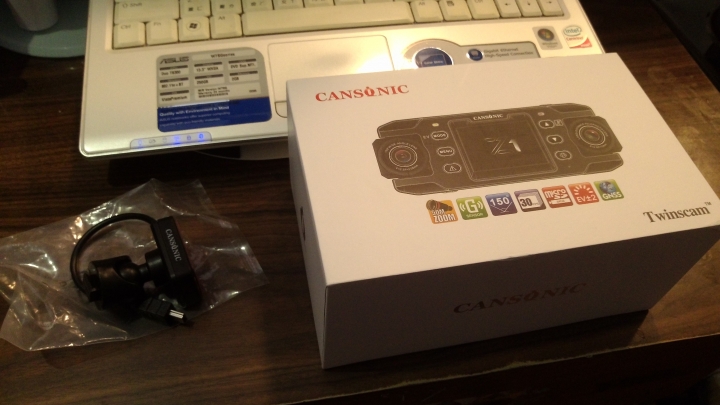 (新增兩倍壓縮韌體測試)車牌辨識王 CANSONIC Z1 (140度廣角+50米望遠鏡頭)+完全斷電停車監控 ~~~簡易開箱~~